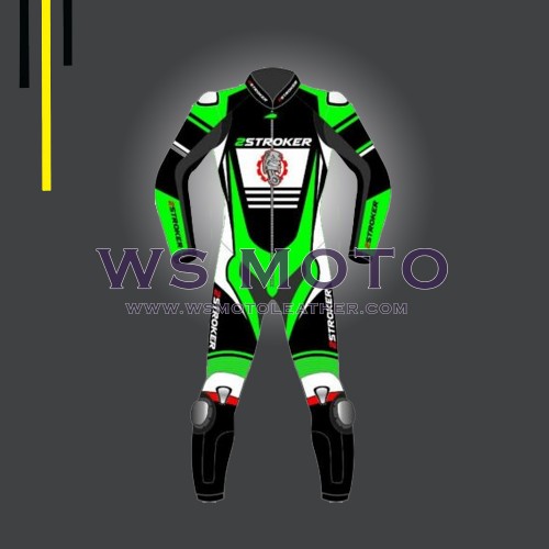 Customized Stroker Biker Racing Motorbike Motorcycle Leather 1 and 2 Piece Suit 2022